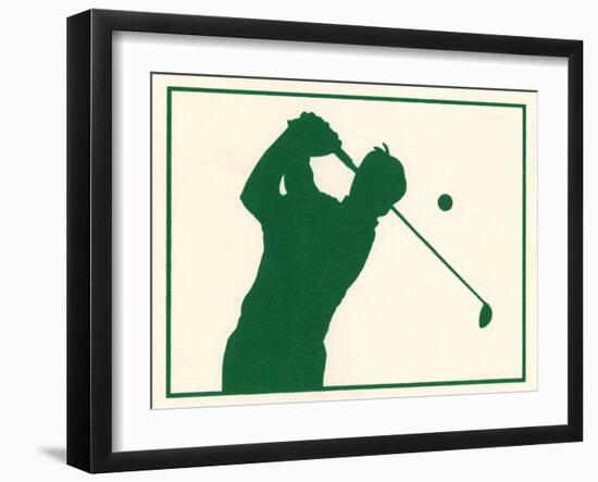 Male Golfer-Crockett Collection-Framed Giclee Print