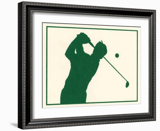 Male Golfer-Crockett Collection-Framed Giclee Print