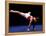 Male Gymnast Performing on the Floor Exercise-null-Framed Premier Image Canvas