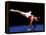 Male Gymnast Performing on the Floor Exercise-null-Framed Premier Image Canvas