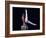 Male Gymnast Performing on the Pomell Horse-null-Framed Photographic Print