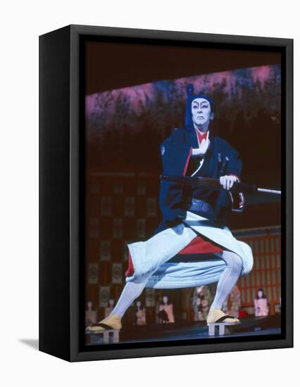 Male Impersonator Ryuko Kawaji at the Kokusai Theater, Tokyo, Japan, 1962-Eliot Elisofon-Framed Premier Image Canvas