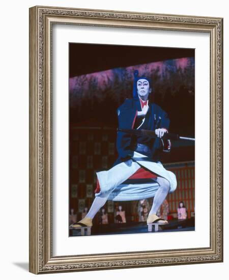 Male Impersonator Ryuko Kawaji at the Kokusai Theater, Tokyo, Japan, 1962-Eliot Elisofon-Framed Photographic Print