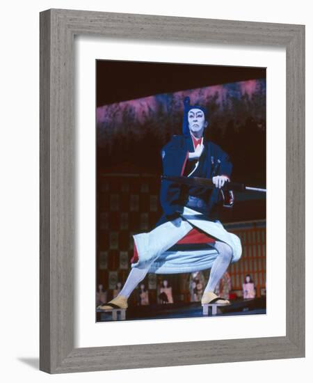 Male Impersonator Ryuko Kawaji at the Kokusai Theater, Tokyo, Japan, 1962-Eliot Elisofon-Framed Photographic Print