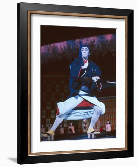 Male Impersonator Ryuko Kawaji at the Kokusai Theater, Tokyo, Japan, 1962-Eliot Elisofon-Framed Photographic Print