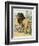 Male Lion Stands Alone in a Desert-W. Foster-Framed Photographic Print