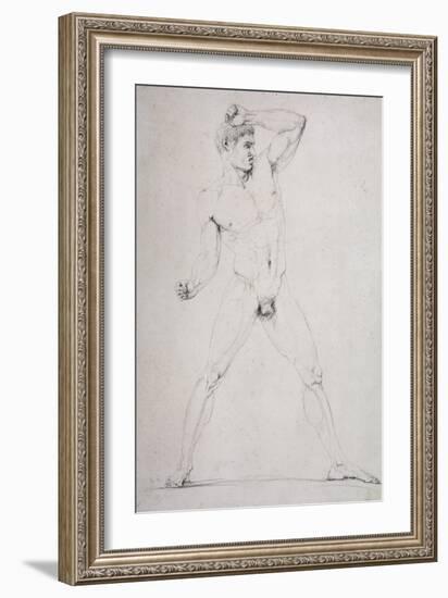 Male Nude, Creugas of Durazzo-Antonio Canova-Framed Giclee Print