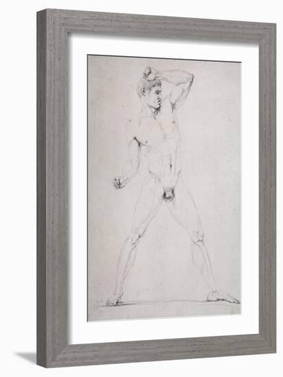 Male Nude, Creugas of Durazzo-Antonio Canova-Framed Giclee Print