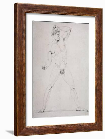 Male Nude, Creugas of Durazzo-Antonio Canova-Framed Giclee Print