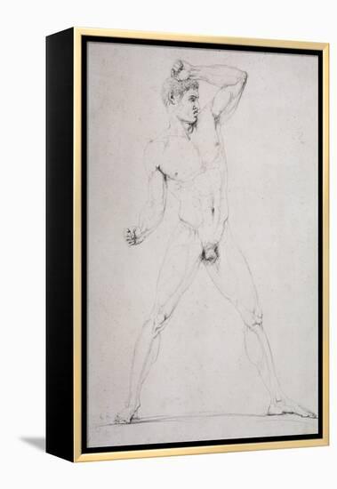 Male Nude, Creugas of Durazzo-Antonio Canova-Framed Premier Image Canvas