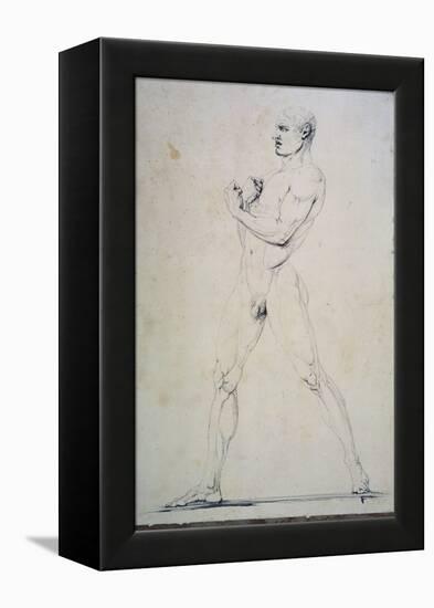 Male Nude, Damoxenos of Syracuse-Antonio Canova-Framed Premier Image Canvas