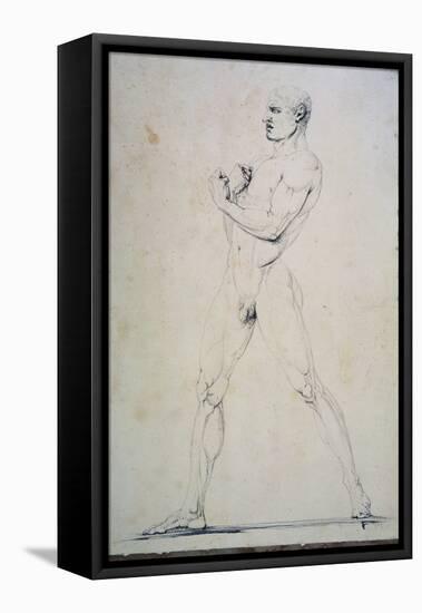 Male Nude, Damoxenos of Syracuse-Antonio Canova-Framed Premier Image Canvas