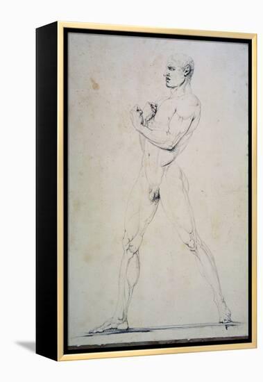 Male Nude, Damoxenos of Syracuse-Antonio Canova-Framed Premier Image Canvas