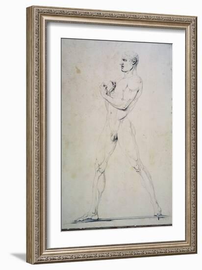 Male Nude, Damoxenos of Syracuse-Antonio Canova-Framed Giclee Print