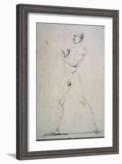 Male Nude, Damoxenos of Syracuse-Antonio Canova-Framed Giclee Print