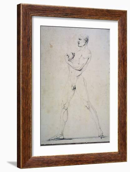 Male Nude, Damoxenos of Syracuse-Antonio Canova-Framed Giclee Print