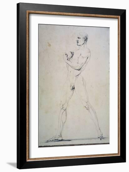 Male Nude, Damoxenos of Syracuse-Antonio Canova-Framed Giclee Print