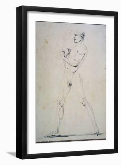 Male Nude, Damoxenos of Syracuse-Antonio Canova-Framed Giclee Print