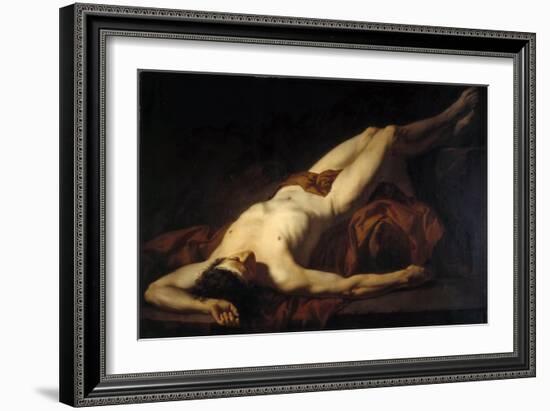 Male Nude (Hecto)-Jacques Louis David-Framed Giclee Print