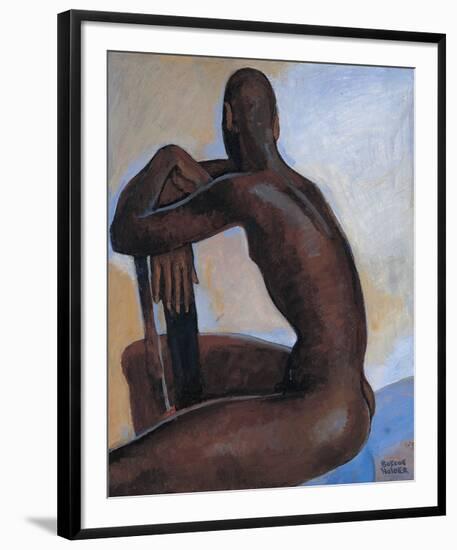 Male Nude II-Boscoe Holder-Framed Premium Giclee Print