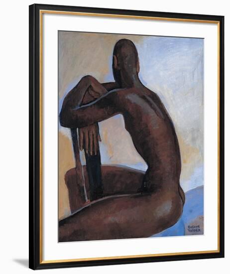 Male Nude II-Boscoe Holder-Framed Premium Giclee Print