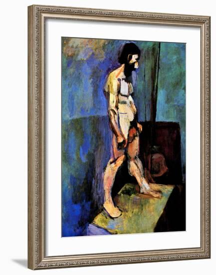 Male Nude Model-Henri Matisse-Framed Giclee Print