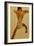 Male Nude Seen from Back; Mannlicher Ruckenakt, 1910-Egon Schiele-Framed Giclee Print