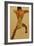 Male Nude seen from Back-Egon Schiele-Framed Giclee Print