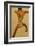 Male Nude seen from Back-Egon Schiele-Framed Giclee Print