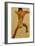 Male Nude seen from Back-Egon Schiele-Framed Giclee Print