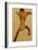 Male Nude seen from Back-Egon Schiele-Framed Giclee Print