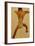 Male Nude seen from Back-Egon Schiele-Framed Giclee Print