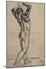 Male Nude, Study for the Truth; Mannlicher Akt, Studie Zur Wahrheit, C.1902-Ferdinand Hodler-Mounted Giclee Print