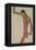 Male Nude with Arm Raised-Egon Schiele-Framed Premier Image Canvas