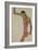 Male Nude with Arm Raised-Egon Schiele-Framed Giclee Print