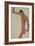 Male Nude with Arm Raised-Egon Schiele-Framed Giclee Print