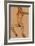 Male Nude, Yellow, 1910-Egon Schiele-Framed Giclee Print