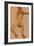 Male Nude, Yellow, 1910-Egon Schiele-Framed Giclee Print