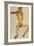 Male Nude, Yellow, 1910-Egon Schiele-Framed Giclee Print