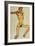 Male Nude, Yellow, 1910-Egon Schiele-Framed Giclee Print