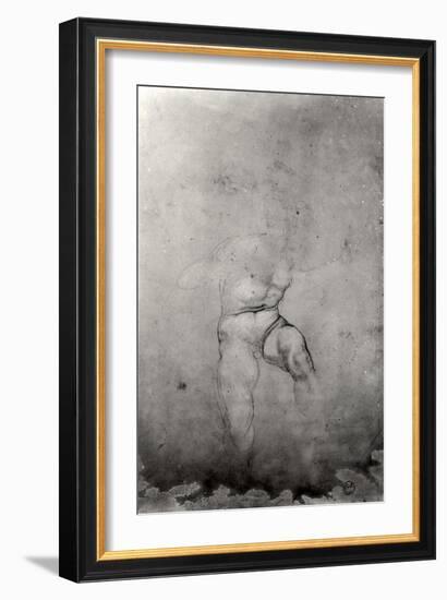 Male Nude-Michelangelo Buonarroti-Framed Giclee Print