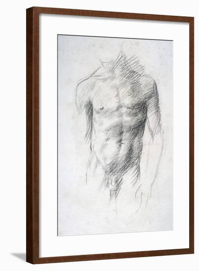 Male Nude-Alphonse Legros-Framed Giclee Print