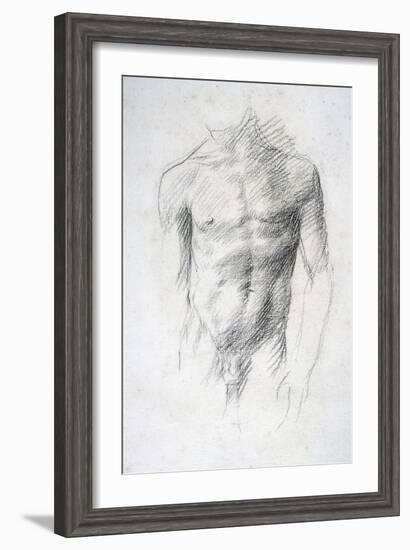 Male Nude-Alphonse Legros-Framed Giclee Print