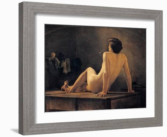 Male Nude-Demetrio Cosola-Framed Art Print