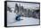 Male Skier In Utah-Liam Doran-Framed Stretched Canvas