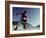 Male Speed Skater in Action at the Start-null-Framed Photographic Print