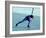 Male Speed Skater in Action-null-Framed Photographic Print