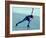 Male Speed Skater in Action-null-Framed Photographic Print