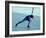 Male Speed Skater in Action-null-Framed Photographic Print