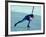 Male Speed Skater in Action-null-Framed Photographic Print